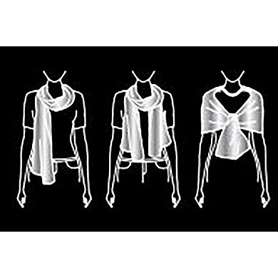 Nine West Pleated Wrap Scarf