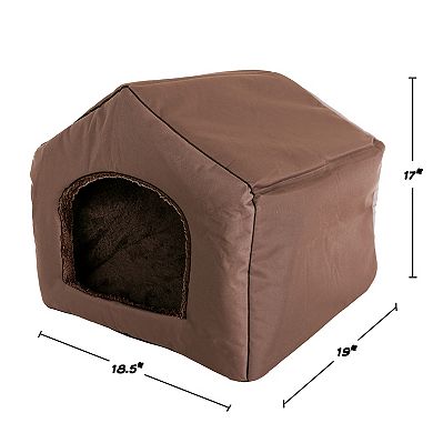 PetMaker Brown Indoor Dog House