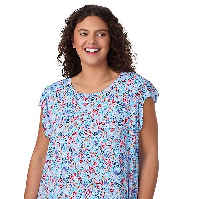 Plus Size Draper James Ruffle Sleepshirt