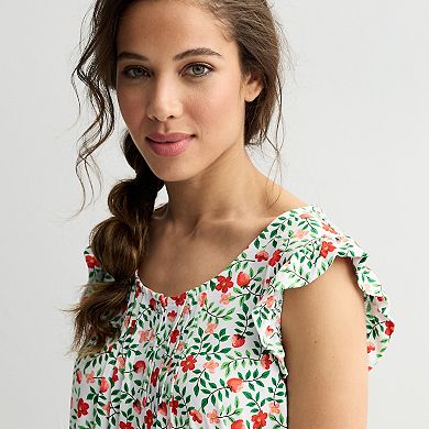Women's Draper James 2-pc. Pajama Tank Top & Pajama Shorts Set