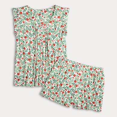 Women's Draper James 2-pc. Pajama Tank Top & Pajama Shorts Set