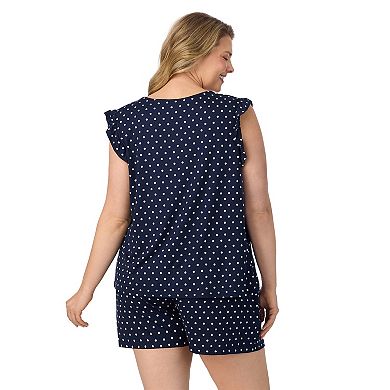 Plus Size Draper James 2-pc. Pajama Tank Top & Pajama Shorts Set