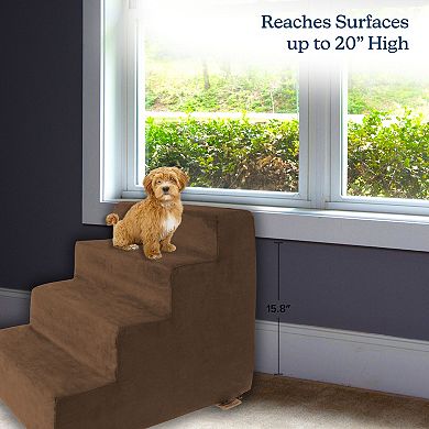 PetMaker Brown Foam Dog Stairs