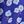 Blue Floating Floral