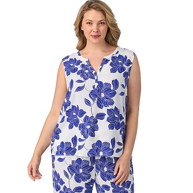 Plus Size Draper James 2-Piece Pajama Tank & Cropped Pajama Pants Sleep Set