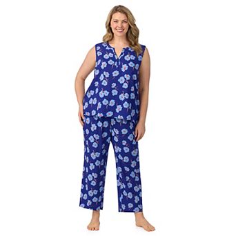 Plus Size Draper James 2 pc Pajama Tank & Cropped Pajama Pants Sleep Set