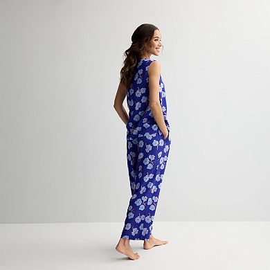Women's Draper James 2-Piece Pajama Tank & Cropped Pajama Pants Sleep Set