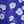 Blue Floating Floral