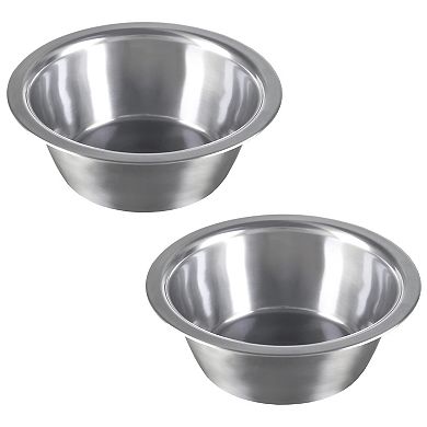 PetMaker Stainless Steel Hanging Dog Bowl Set