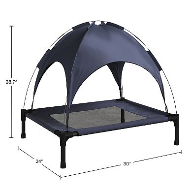 PetMaker Elevated Dog Bed with Canopy