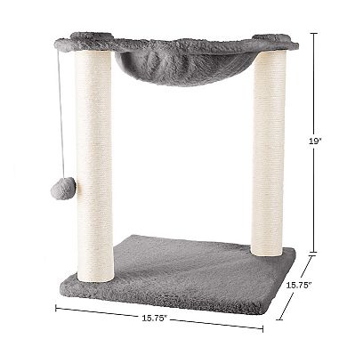 PetMaker Cat Hammock with Scratching Posts