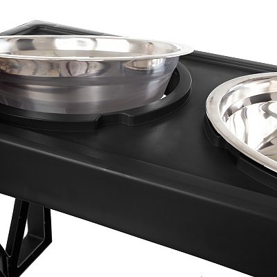 PetMaker Adjustable Raised Dog Bowl Stand