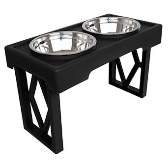PetMaker Adjustable Raised Dog Bowl Stand