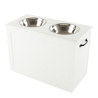 PetMaker Elevated Dog Bowls with Storage