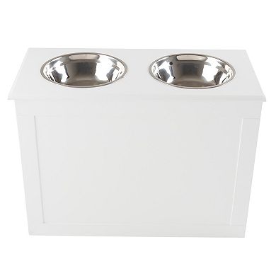 PetMaker Elevated Dog Bowls with Storage