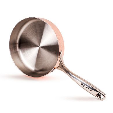 BergHOFF Vintage 5 pc Tri-Ply Copper Saucepan & Deep Skillet Cookware Set