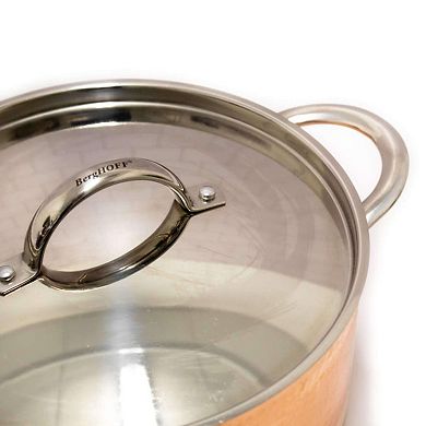 BergHOFF Vintage 6 pc Tri-Ply Copper Cookware Set with Lids