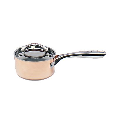 BergHOFF Vintage 6 pc Tri-Ply Copper Cookware Set with Lids