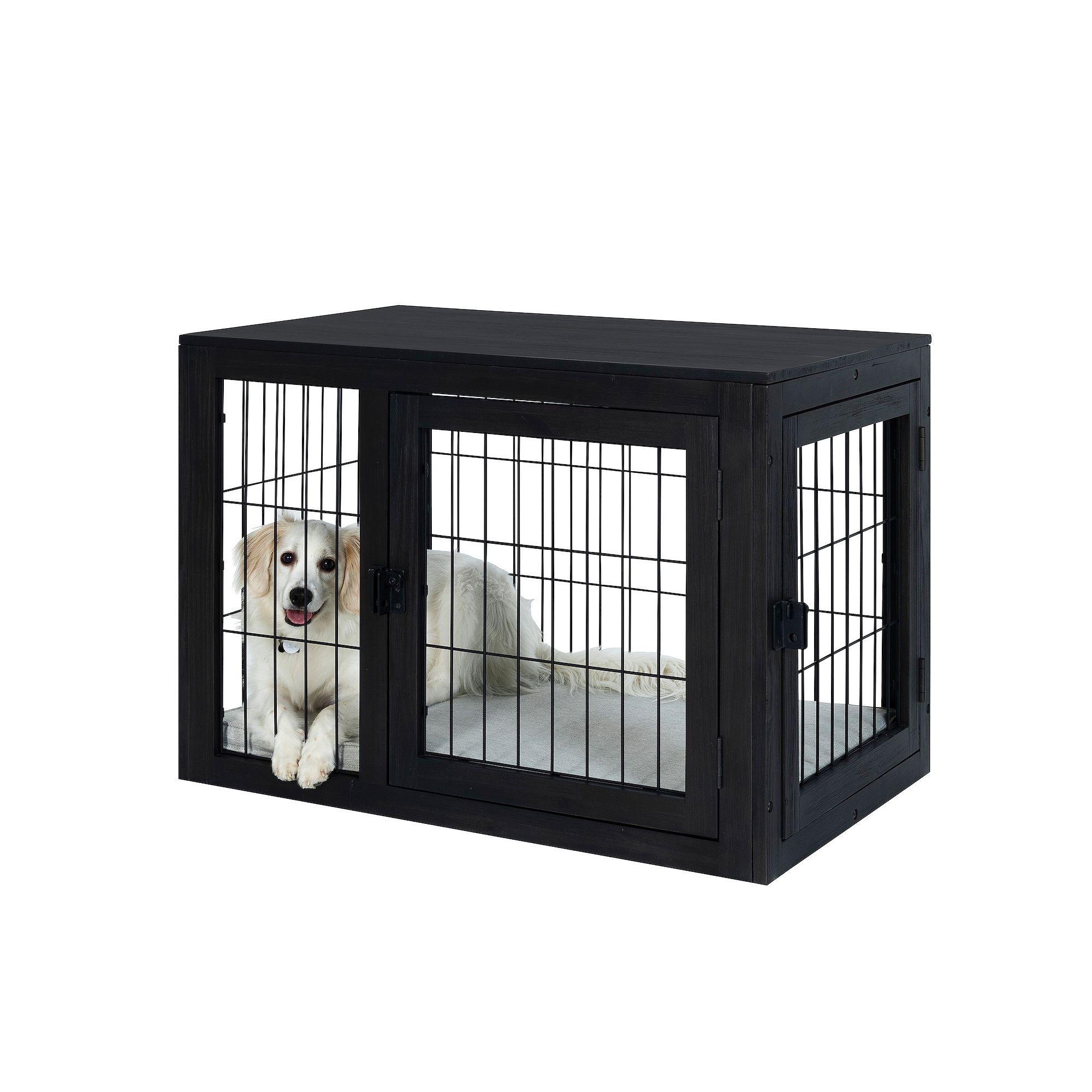 PetMaker Furniture Style Dog Crate, Black