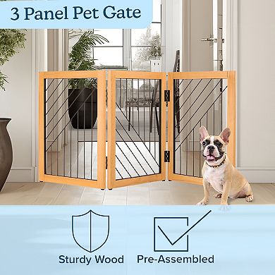 PetMaker 3-Panel Foldable Pet Gate