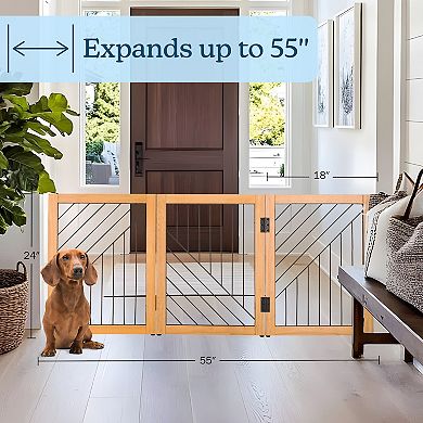 PetMaker 3-Panel Foldable Pet Gate