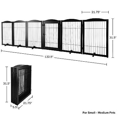 PetMaker Freestanding Extra Wide Dog Gate