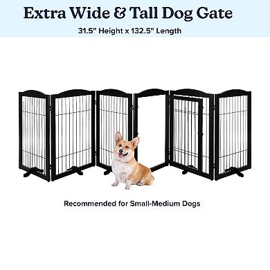PetMaker Freestanding Extra Wide Dog Gate