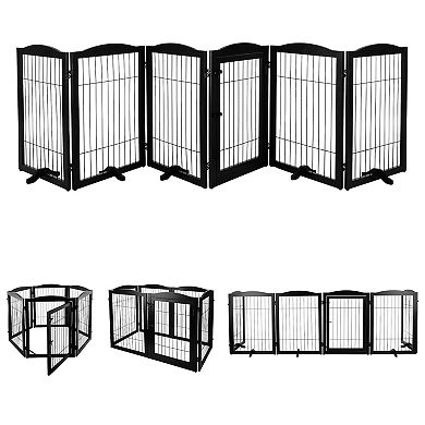 PetMaker Freestanding Extra Wide Dog Gate