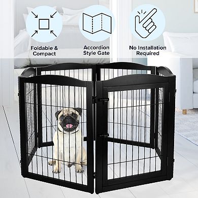 PetMaker Freestanding Extra Wide Dog Gate
