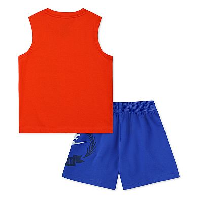 Boys 4-7 Nike "Swoosh" Muscle Tank Top & Shorts 2-Piece Set