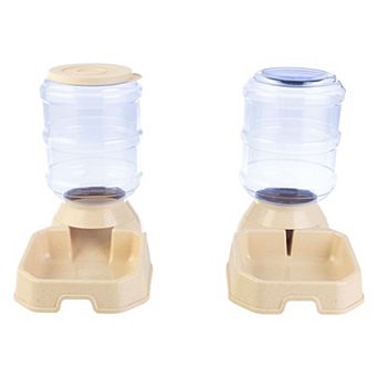 PetMaker 2-Pack of 3.8L/1G Automatic Pet Feeders