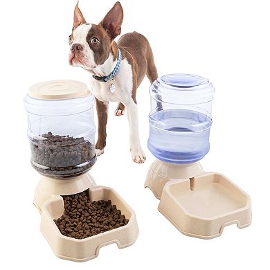 PetMaker 2-Pack of 3.8L/1G Automatic Pet Feeders