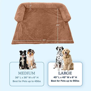 PetMaker Plush Couch Dog Bed