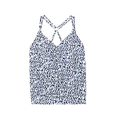 Women's Lands' End Bubble Hem Tankini Swimsuit Top