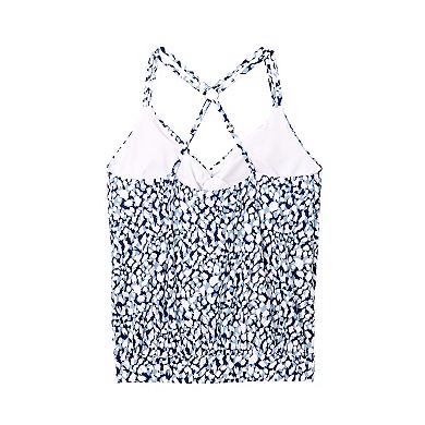 Women's Lands' End Bubble Hem Tankini Swimsuit Top