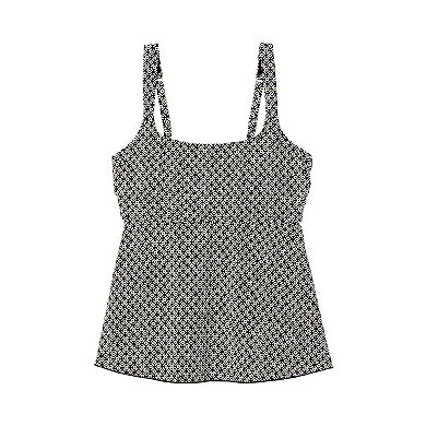 Women's Lands' End Baby Doll Tankini Swim Top