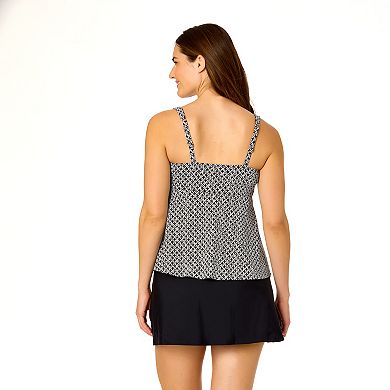 Women's Lands' End Baby Doll Tankini Swim Top