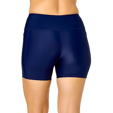 Women's Lands' End 5" Board Swim Bike Shorts