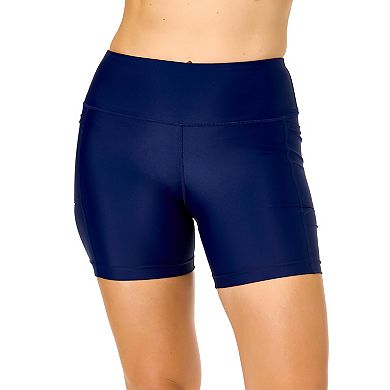 Women's Lands' End 5" Board Swim Bike Shorts