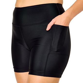 Women's Lands' End 5-Inch Board Swim Bike Shorts