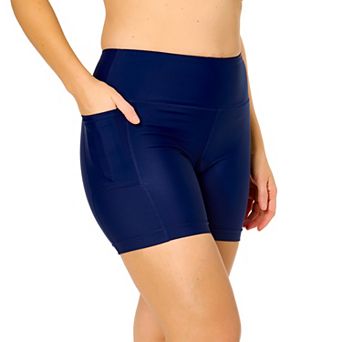 Women's Lands' End 5-Inch Board Swim Bike Shorts