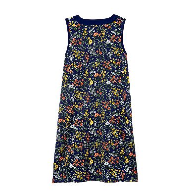 Women's Lands' End Sleeveless Split Neck Swim Coverup Dress