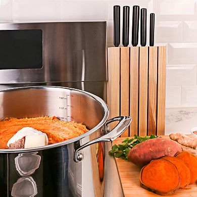 BergHOFF Professional 13 pc Tri-Ply 18/10 Stainless Steel Cookware Set with Stainless Steel Lids