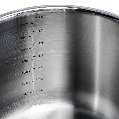 BergHOFF Professional 13 pc Tri-Ply 18/10 Stainless Steel Cookware Set with Stainless Steel Lids