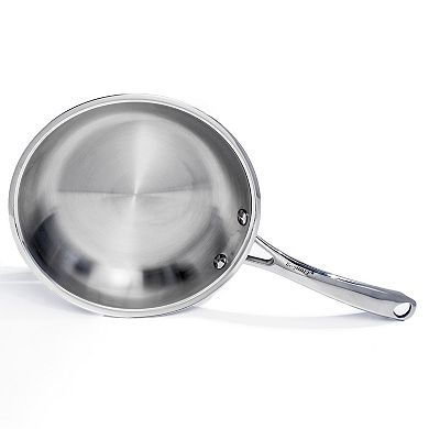 BergHOFF Professional 2 pc Tri-Ply 18/10 Stainless Steel Cookware Set, 8" & 10" Fry Pan