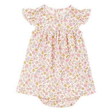 Girls Carter's 2-pc. Bodysuit Dress & Cardigan Set