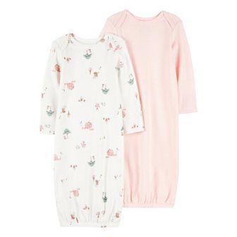 Baby Girls Carter's 2 pc Sleeper Gown Set