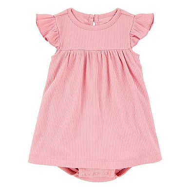 Girls Carter's 2-pc. Bodysuit Dress & Cardigan Set