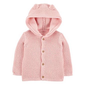Baby Girl Carter's Hooded Cardigan Sweater