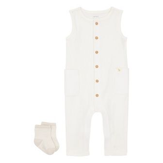 Baby Carter's 2 pc Jumpsuit & Socks Set